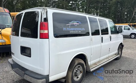 2014 Chevrolet Express G3500 Lt из США, поврежденный, VIN 1GAZGYFG0E1198563